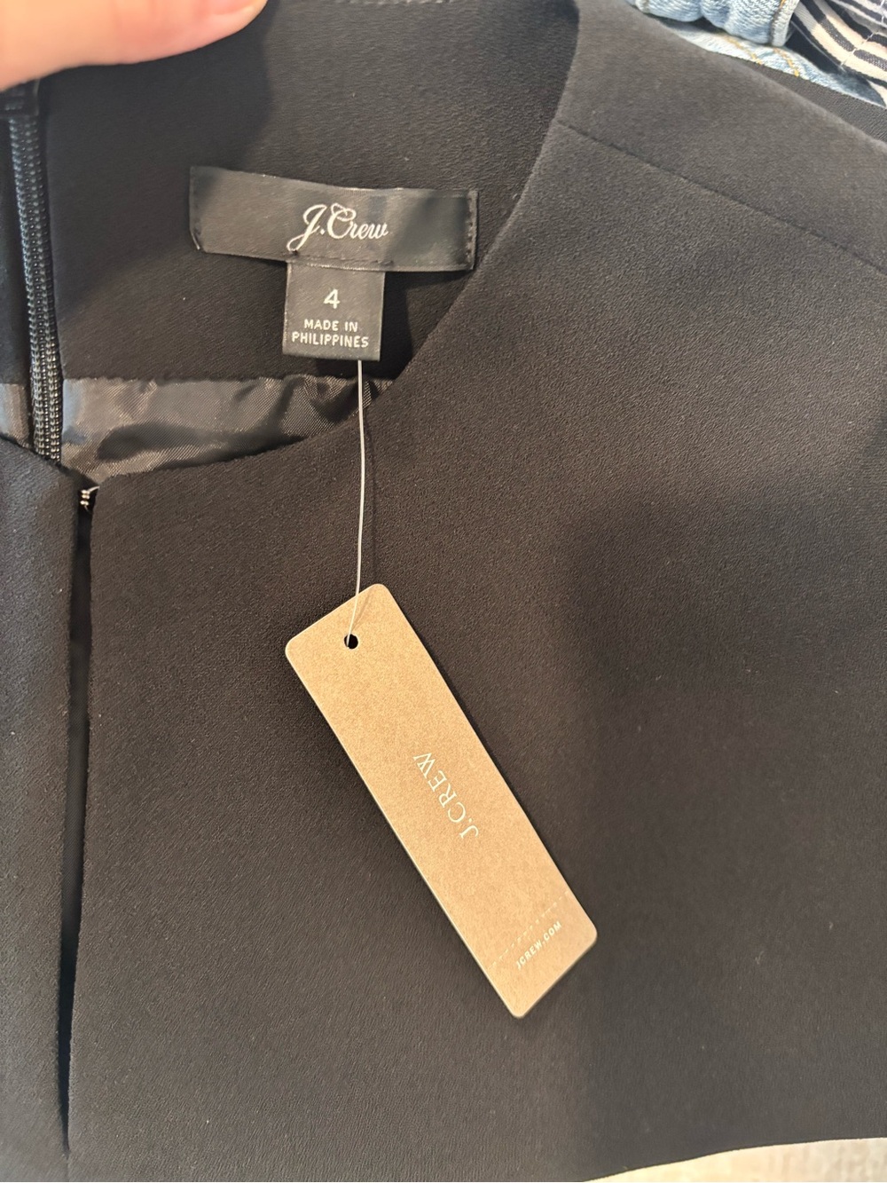 J.Crew black top size 4 new with tags - Picture 5 of 7